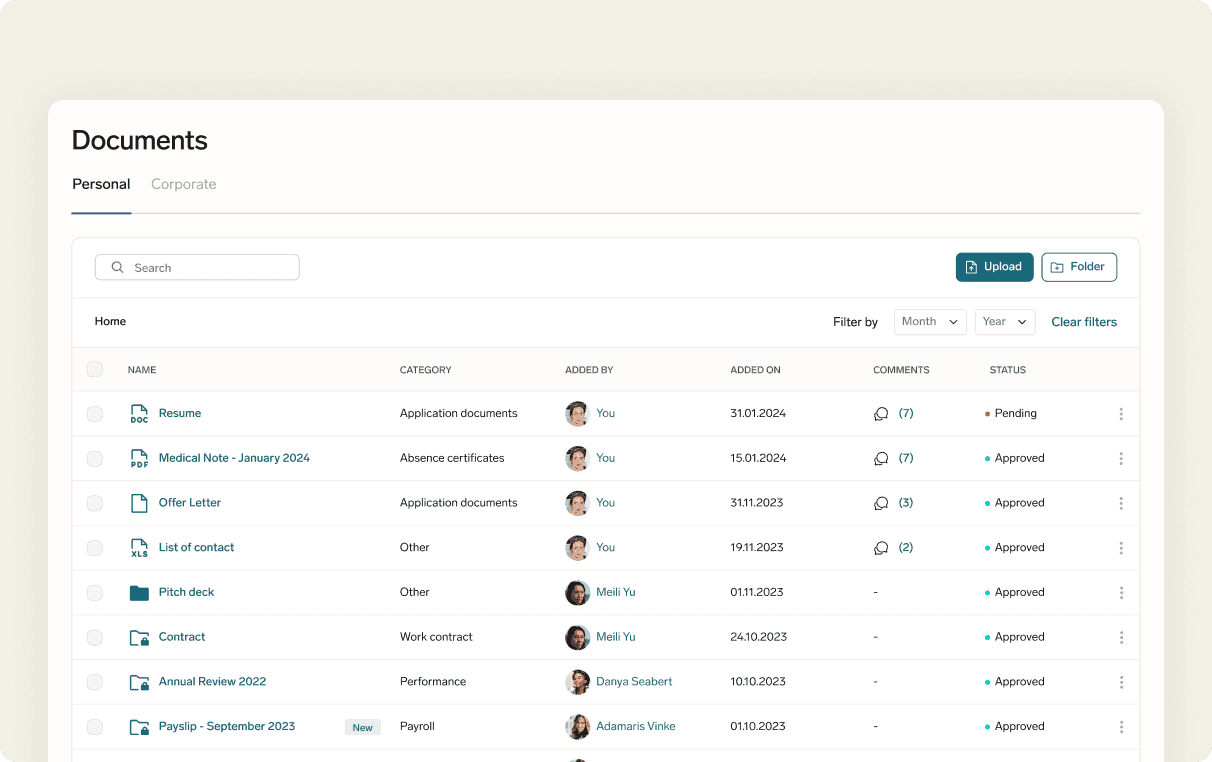 Categorize Documents UI