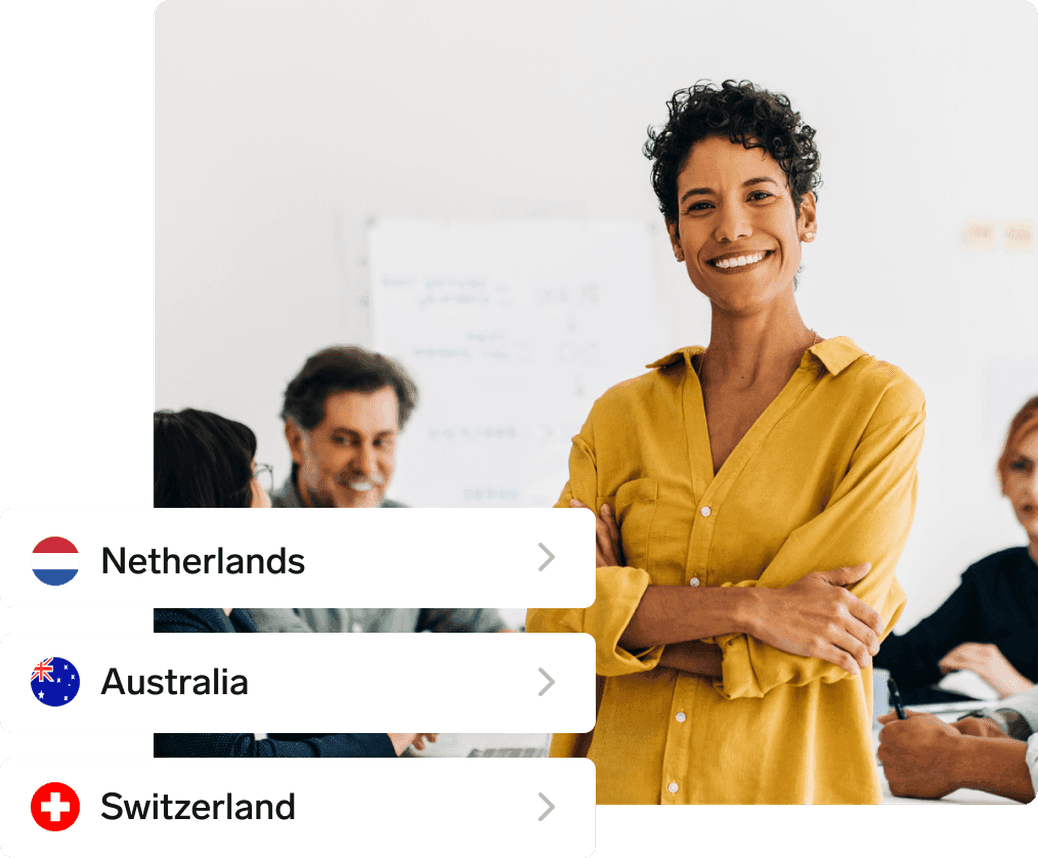 Localization HR software dashboard