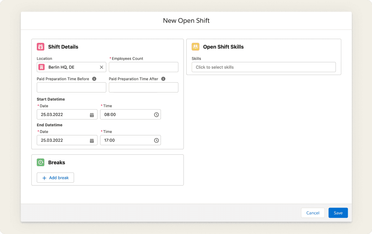 Shift Swapping UI