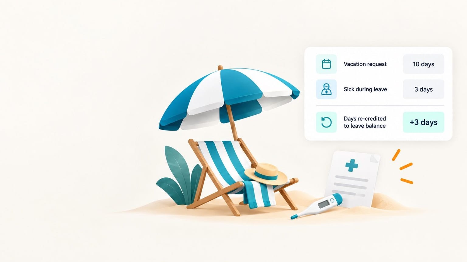 Krank im Urlaub: Bekommen Beschäftigte ihre Urlaubstage zurück?