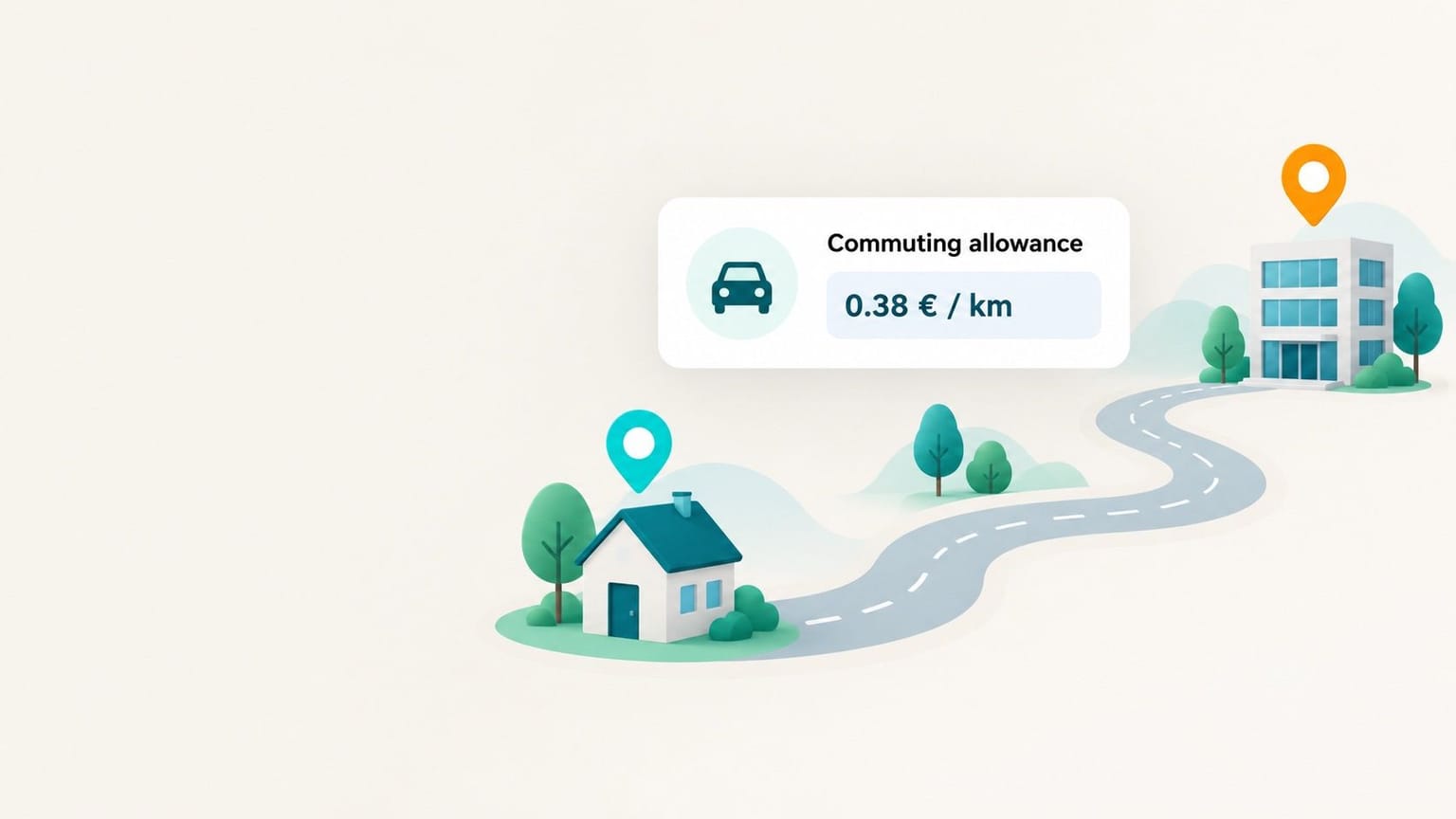 Kilometerpauschale 2026: 38 Cent ab dem ersten Kilometer