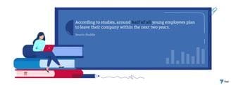 Employees leave companies within two years