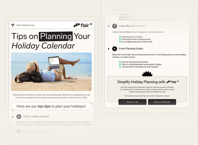 Tips for Planning Your Holiday Calendar Effectively