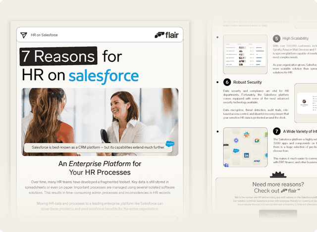 7 Reasons for HR on Salesforce