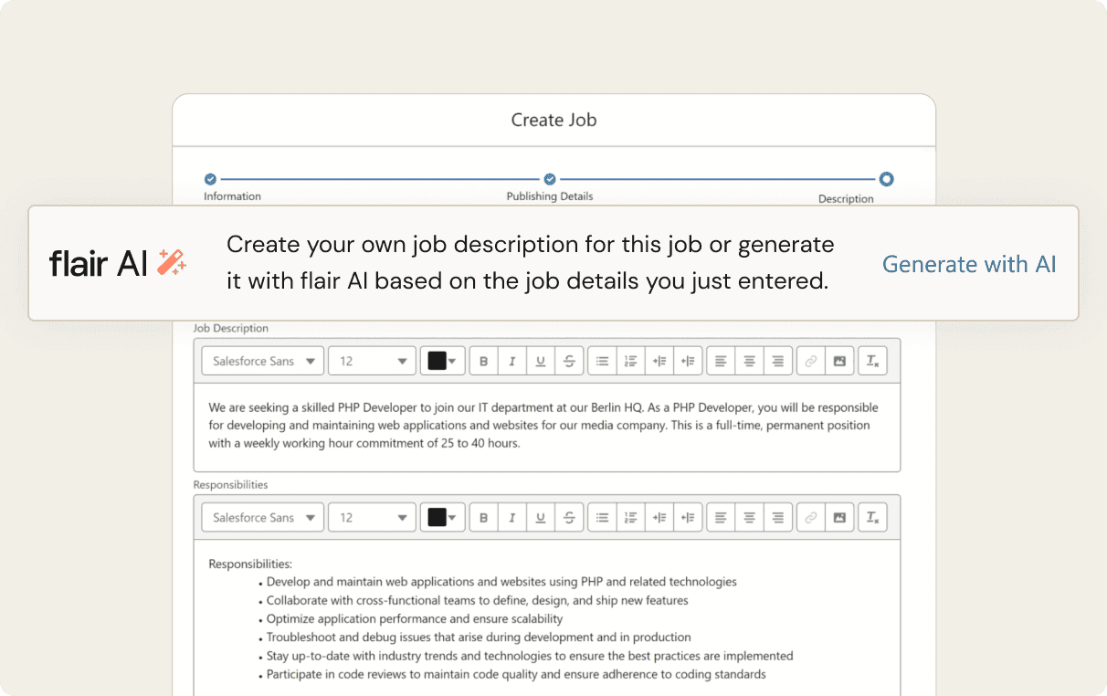 Accelerate talent acquisition for staffing