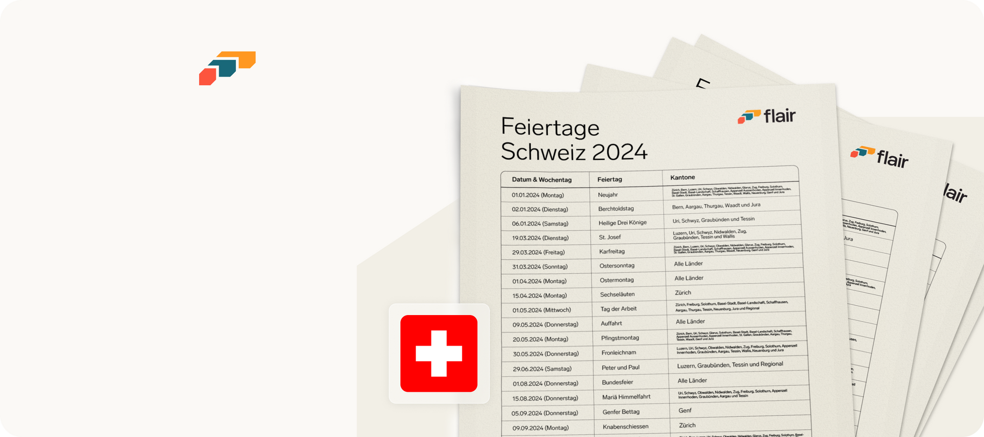  Feiertage Schweiz 2024 Motiv 