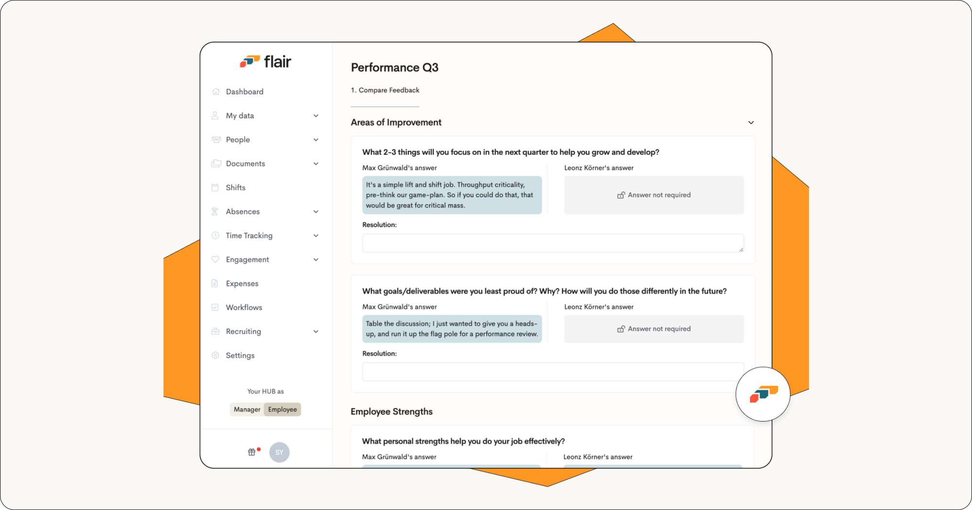 Performance Review Dashboard
