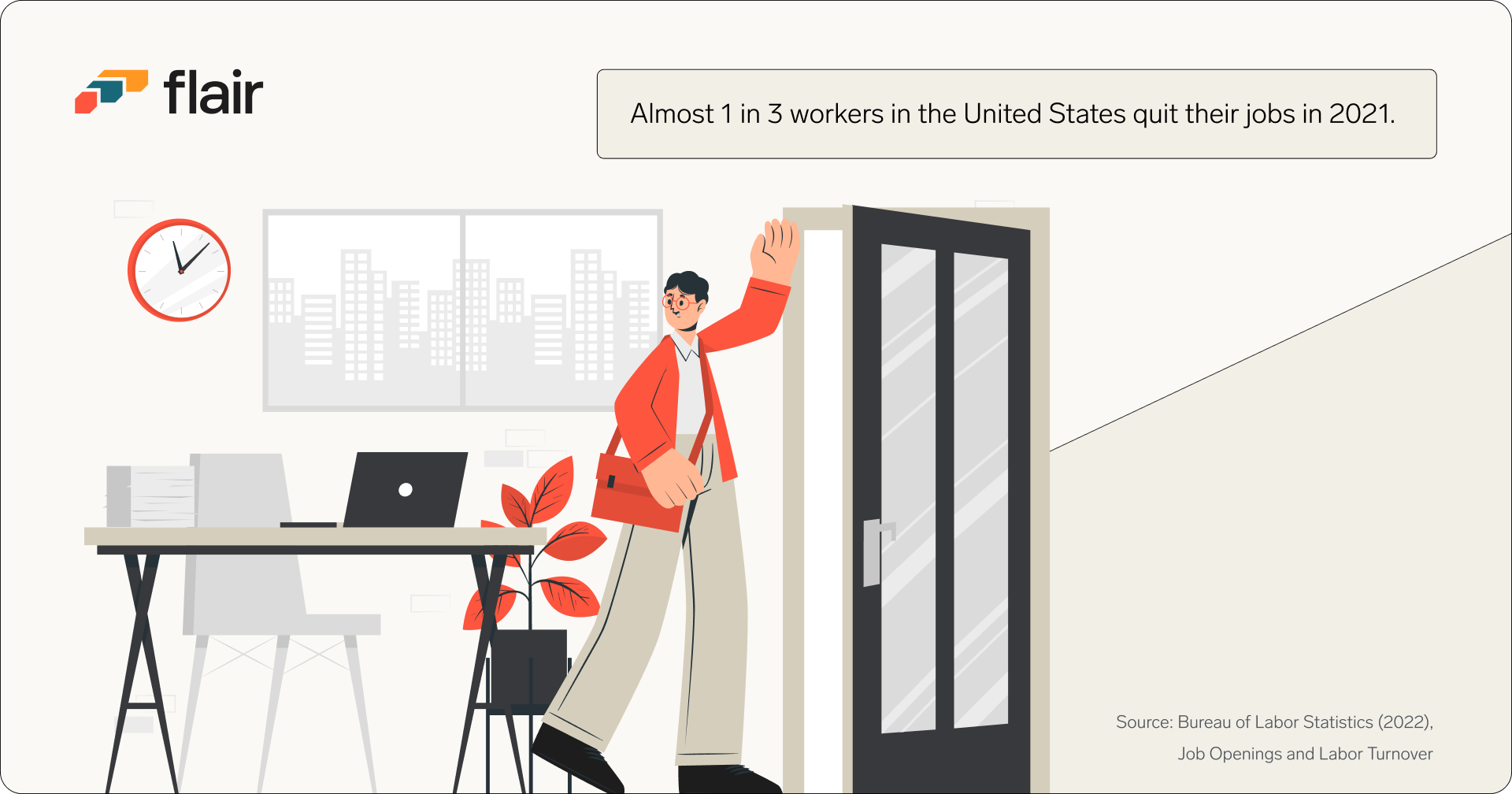 1 in 3 workers turnover every year in US