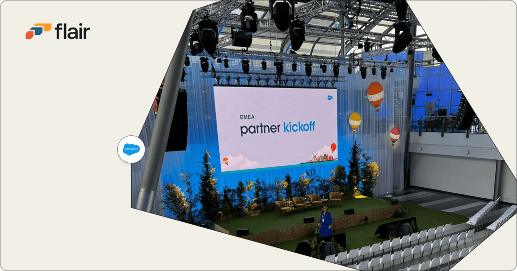 flair at Salesforce events