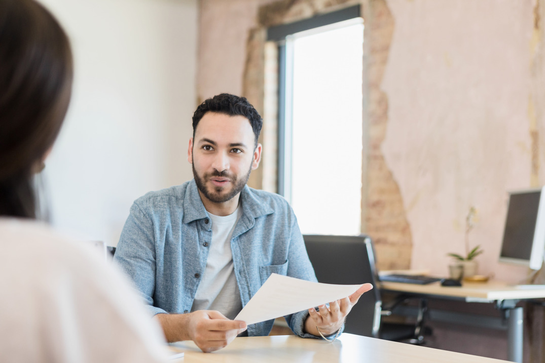 Job interview at a startup